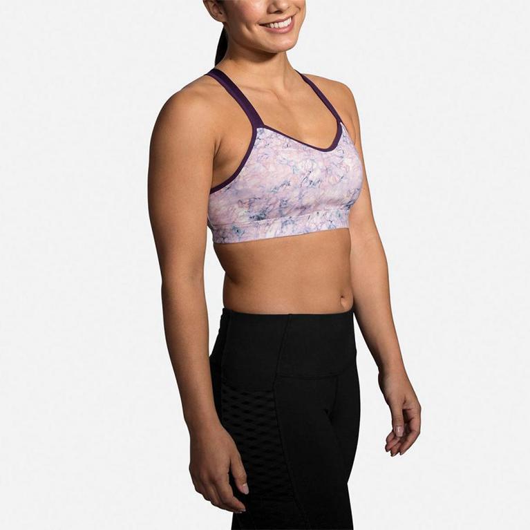 Brooks Womens Uprise Crossback Running Bra - Pink (139250-GXL)